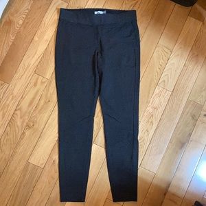 Old Navy black and white polka dot leggings